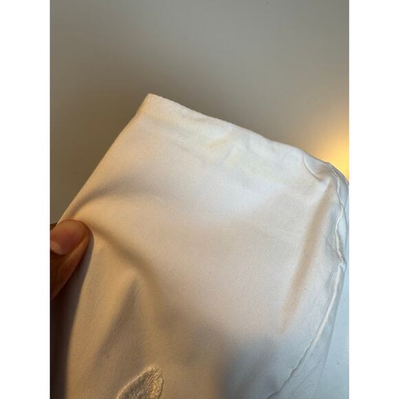 Boston Proper White Poplin Lace Strapless Maxi Dress Size 10 - Picture 8 of 11